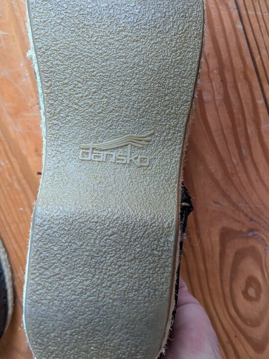 Dansko Black Leather Mary Jane Clogs- Size 40 (US 9.5-10) - Picture 5 of 5